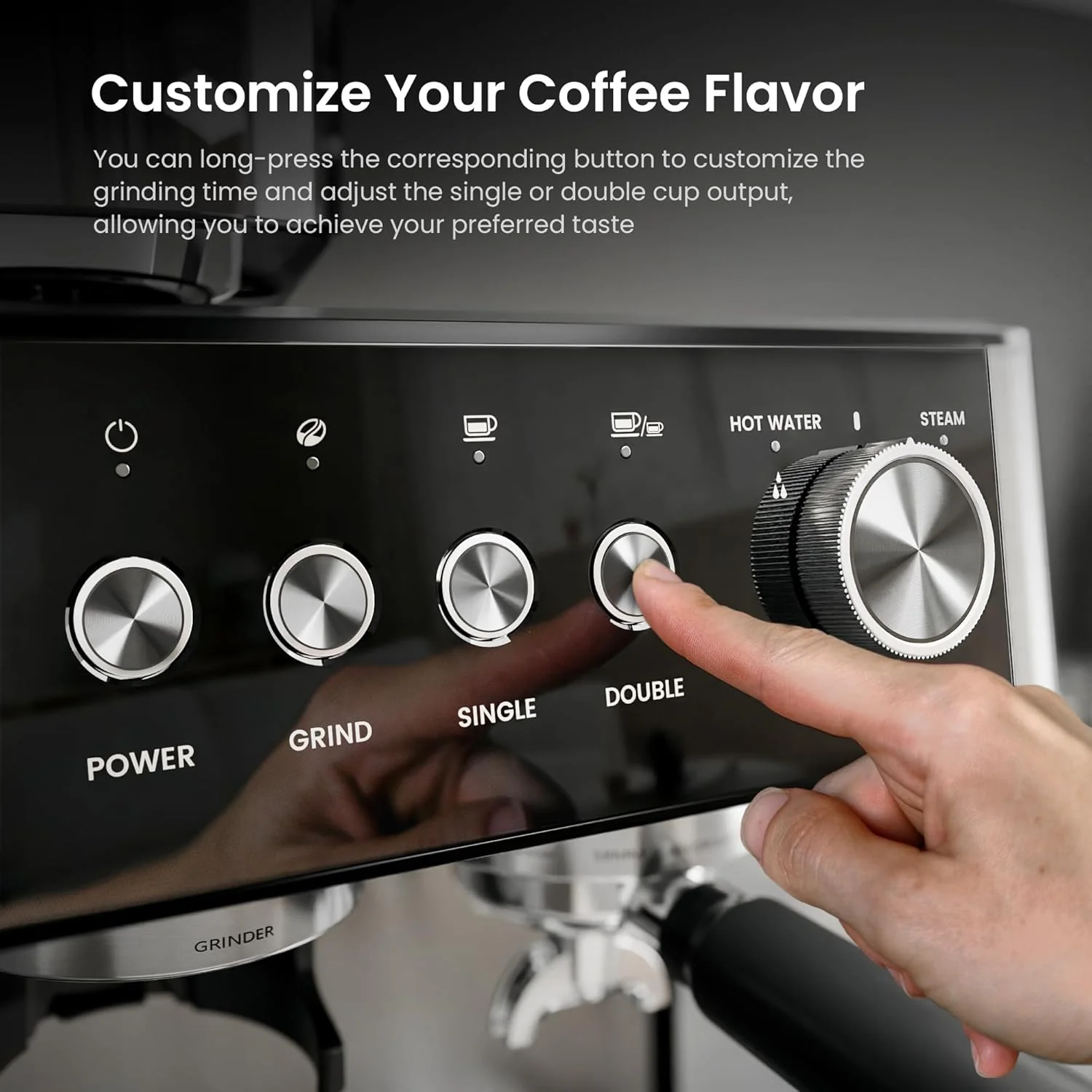 20 Bar Espresso Machines with Grinde CM8031 - Image 3
