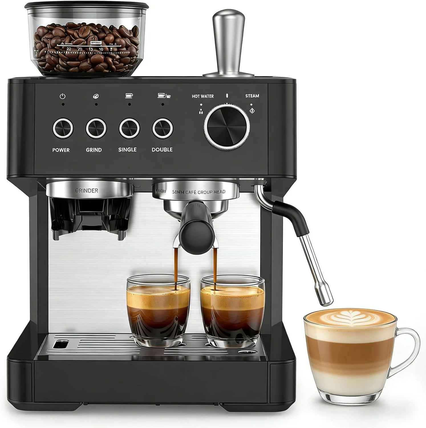 20 Bar Espresso Machines with Grinde CM8031 - Image 33