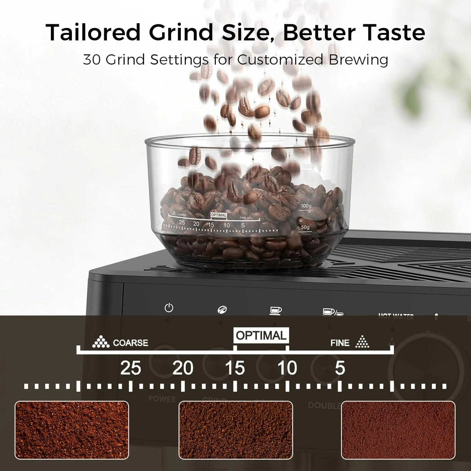20 Bar Espresso Machines with Grinde CM8031 - Image 35