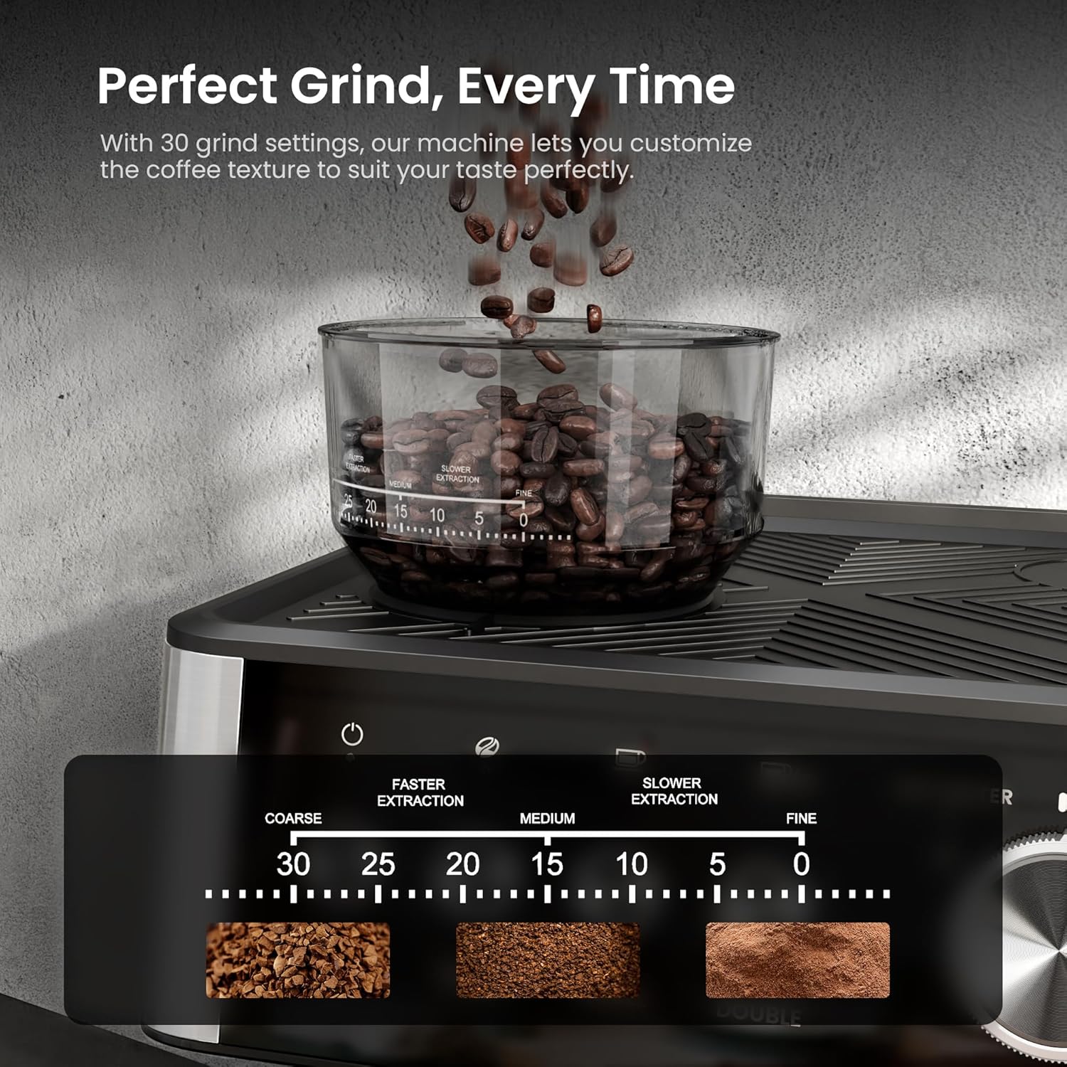 20 Bar Espresso Machines with Grinde CM8031 - Image 6