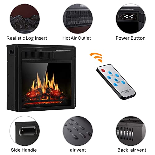 20 Inch Electric Fireplace Insert M1804,M1804C - Image 4