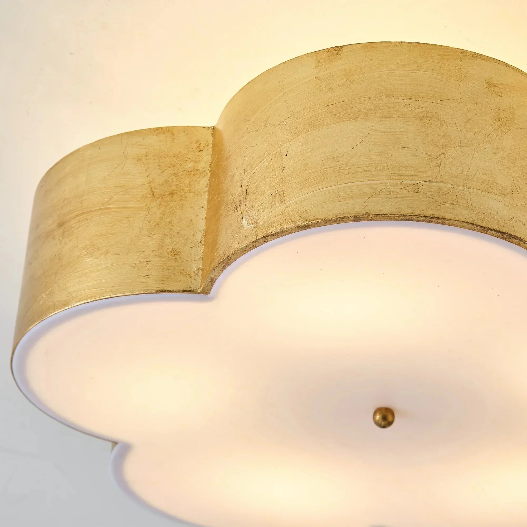 20 Inch Joyce 5-Light Vintage Golden Semi-Flush Mount Ceiling Light - Image 11