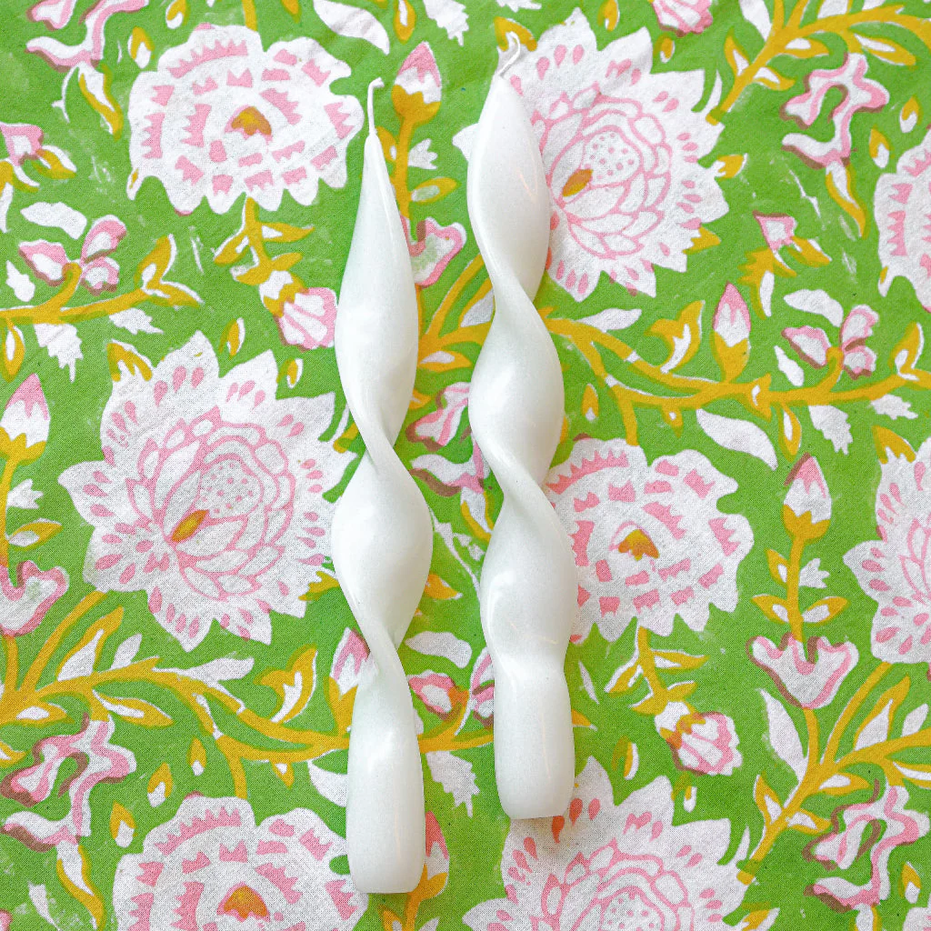 20 White Cotton Swirl Candles - 10 Packs of 2 - Image 3