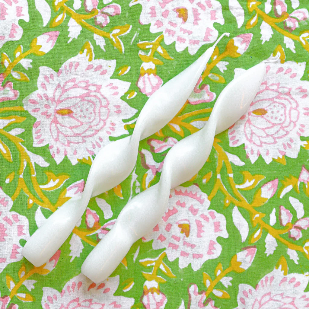 20 White Cotton Swirl Candles - 10 Packs of 2 - Image 5