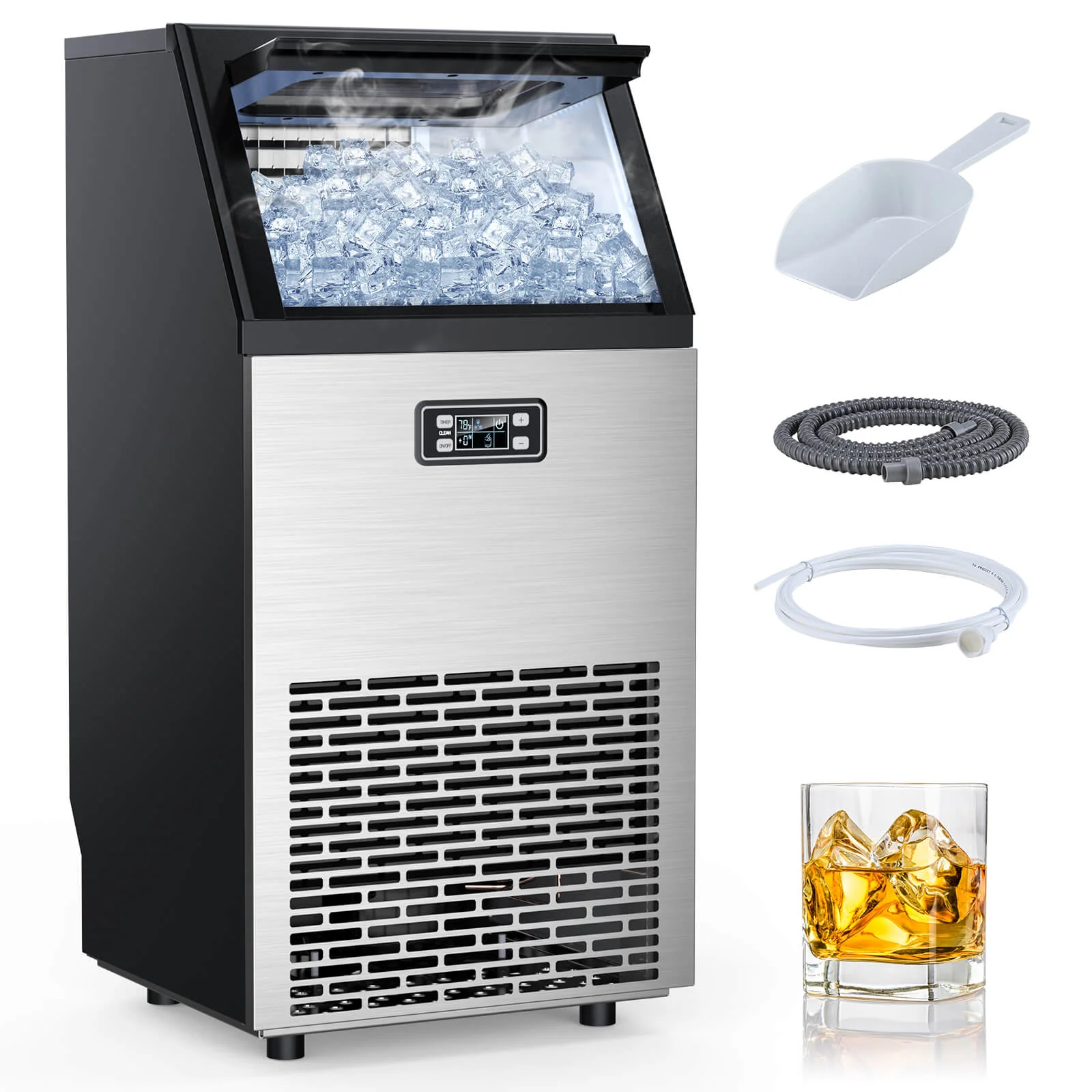 200LBS Freestanding Commercial Ice Maker Z5895 - Image 9