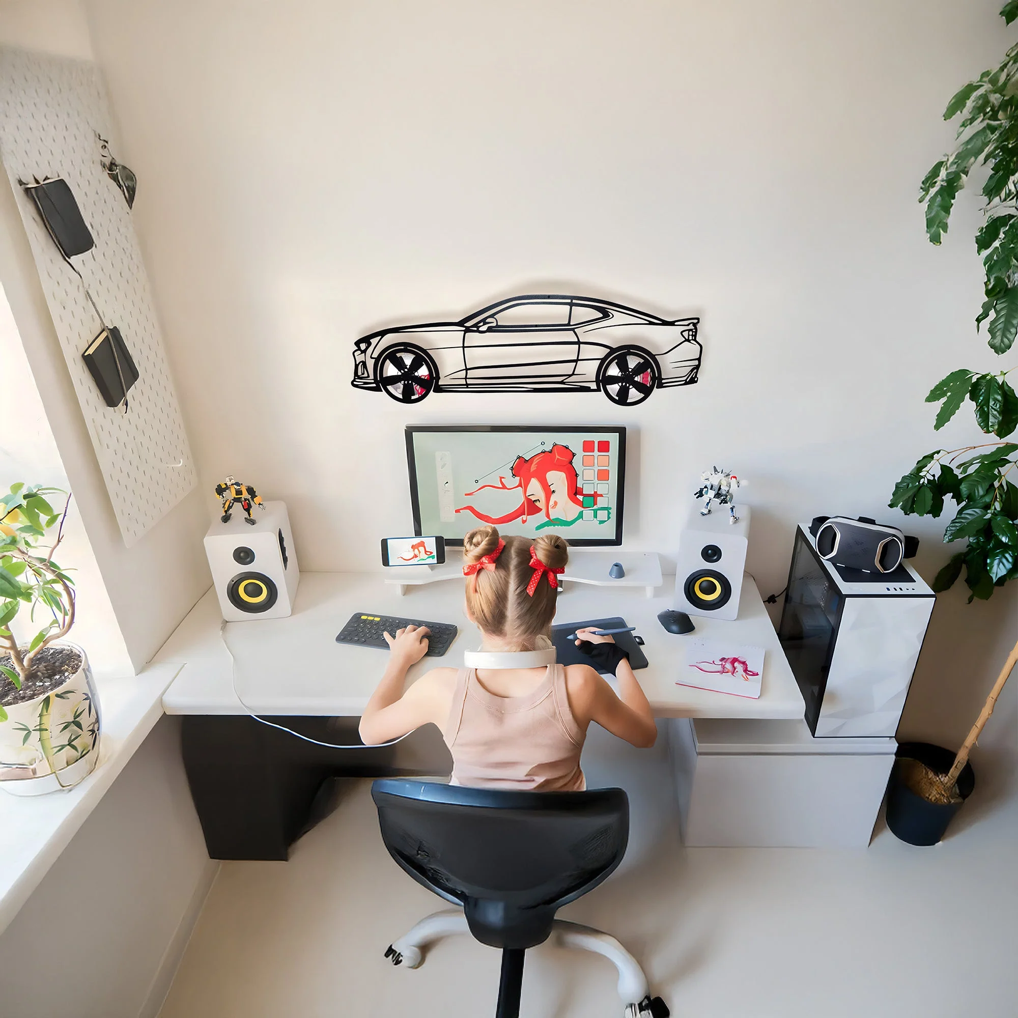 2019 Camaro ZL1 Metal Wall Art – Spinning Wheels Muscle Decor-KAFMEKA005 - Image 10