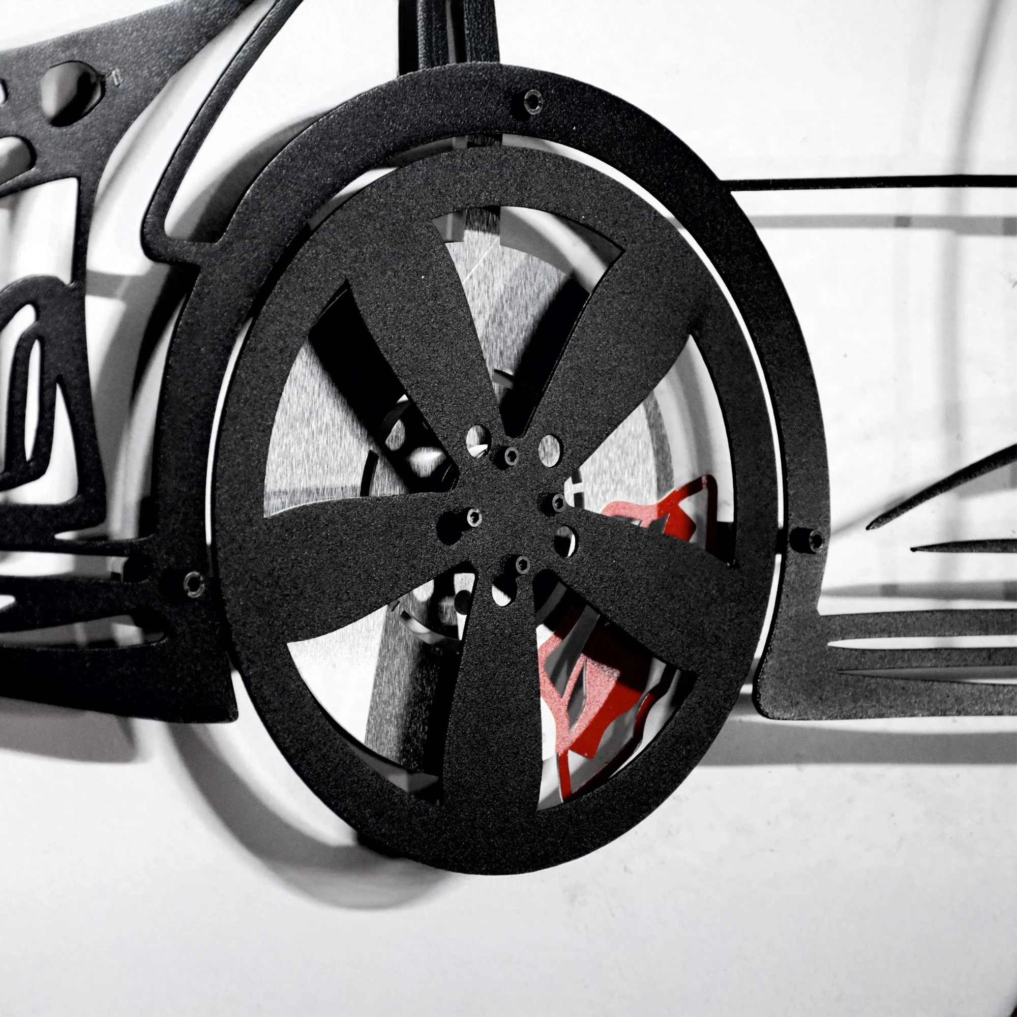 2019 Camaro ZL1 Metal Wall Art – Spinning Wheels Muscle Decor-KAFMEKA005 - Image 8