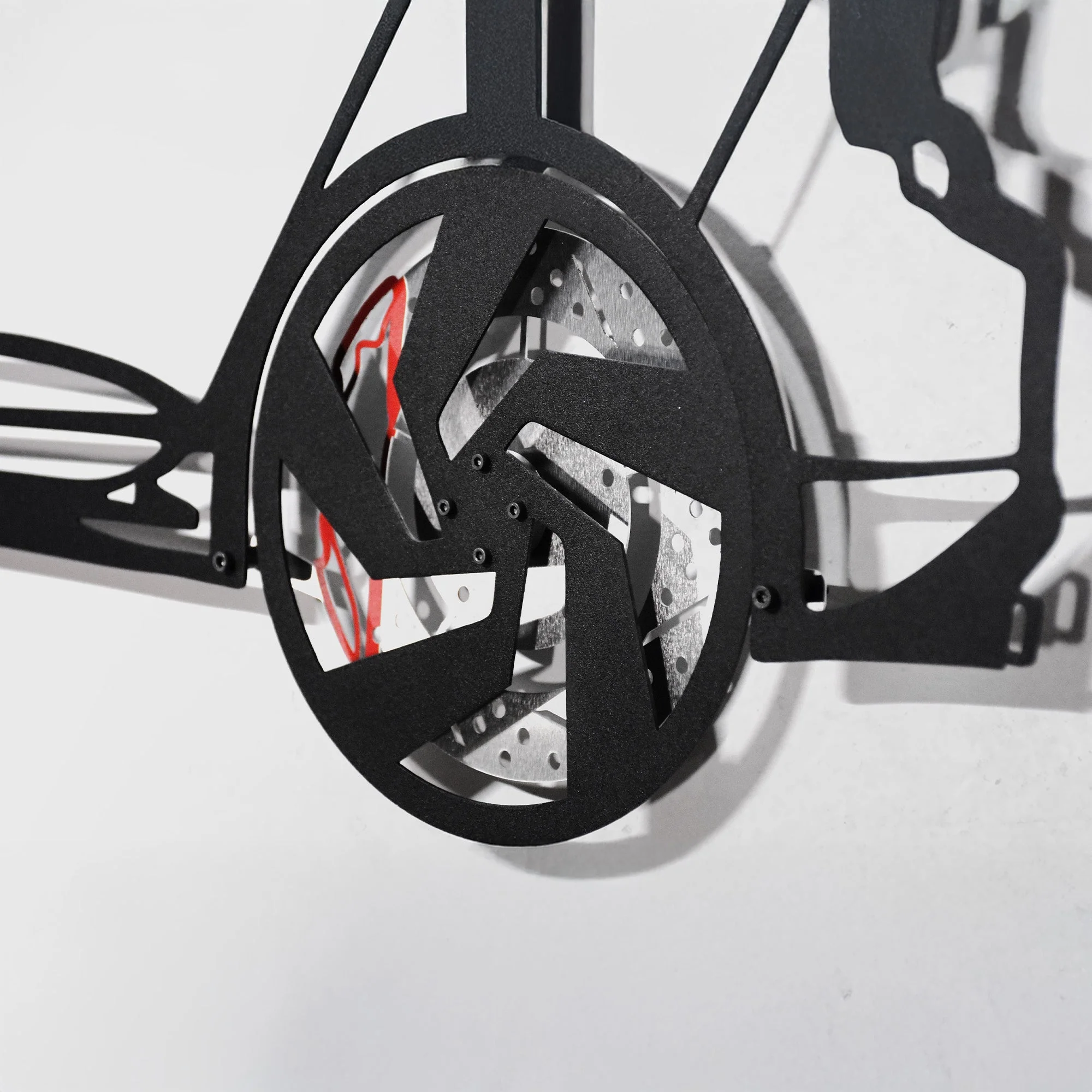 2022 Volkswagen Golf GTI Wall Art – Steel Silhouette with Spinning Wheels-KAFMEKA010 - Image 5