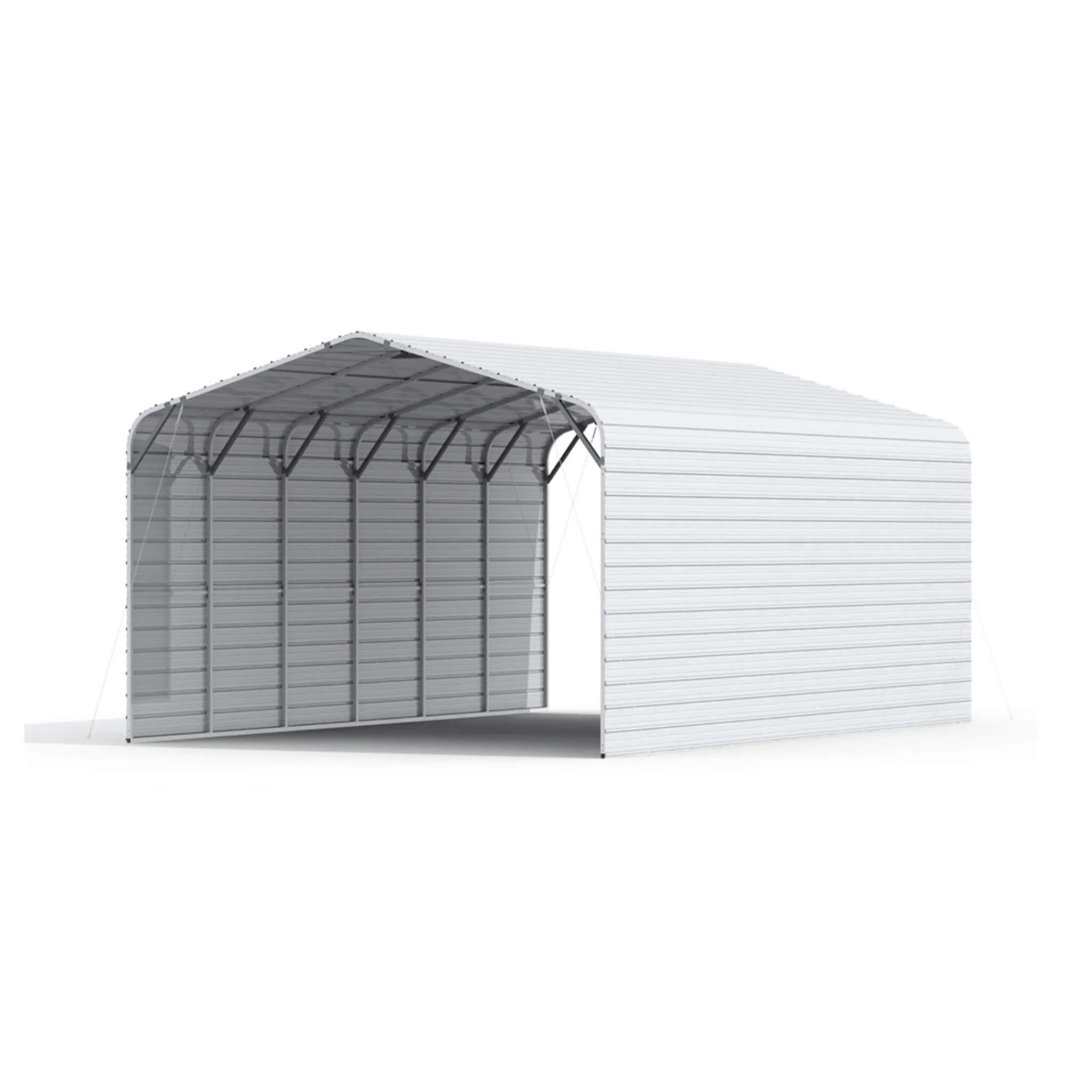 [20X30FT] Heavy-Duty Outdoor Galvanized Steel Carport (SAK21596) - Image 6