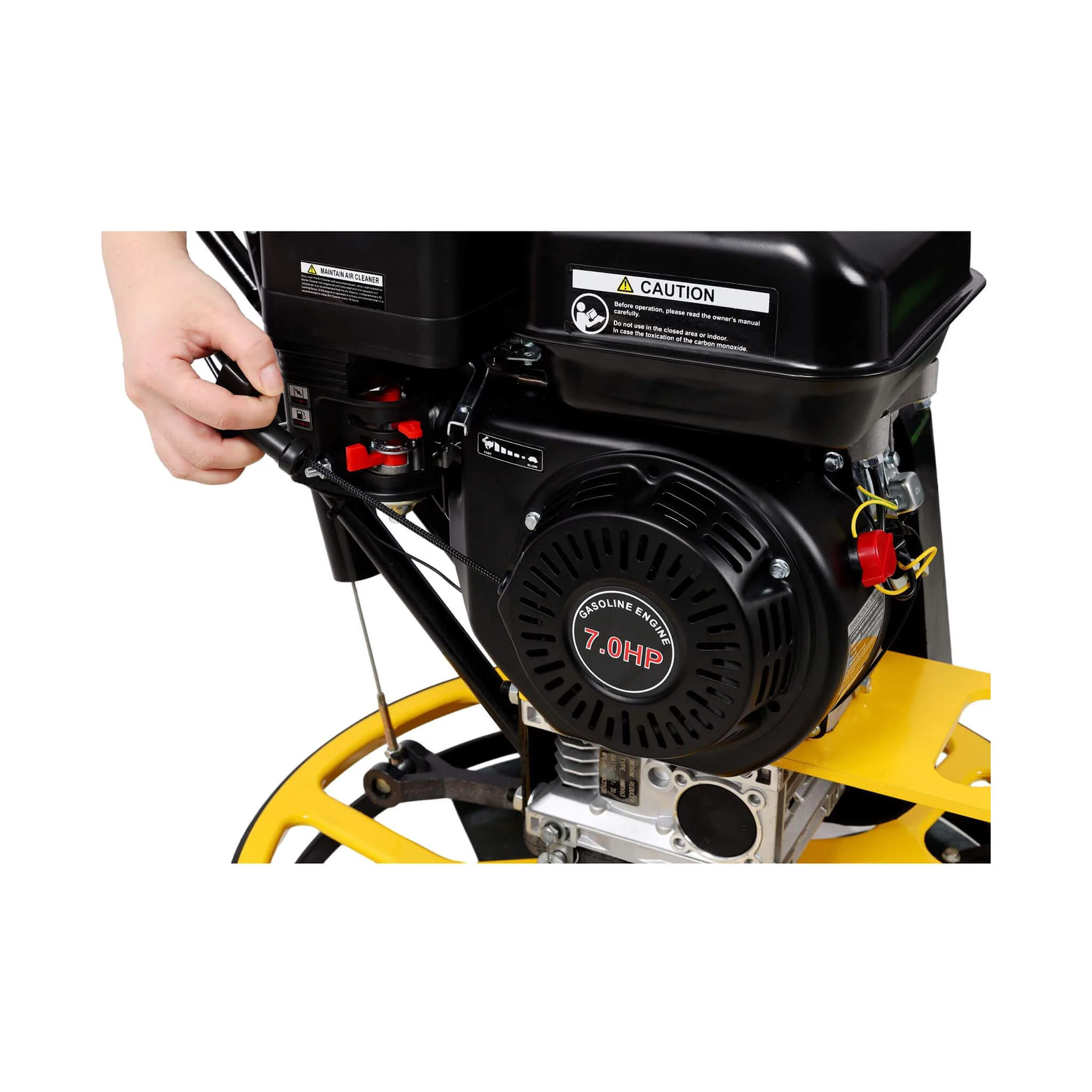 22-Inch 7HP Gas-Powered Walk-Behind Concrete Surface Finisher (SAK61802) - Image 13