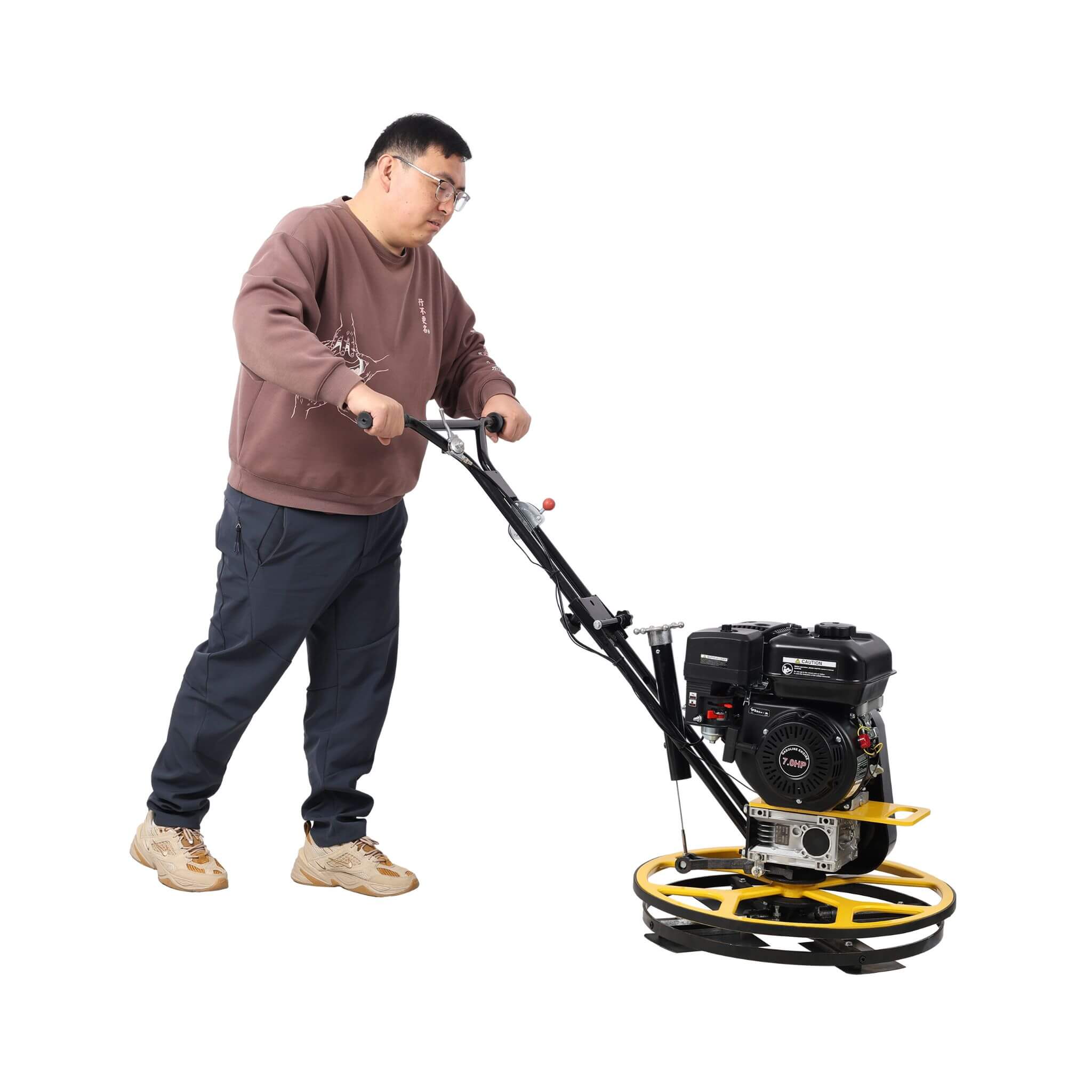 22-Inch 7HP Gas-Powered Walk-Behind Concrete Surface Finisher (SAK61802) - Image 8