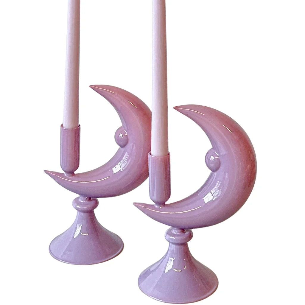 24 Extra Tall Lilac Hush Taper Candle - 6 Packs of 4 - Image 4