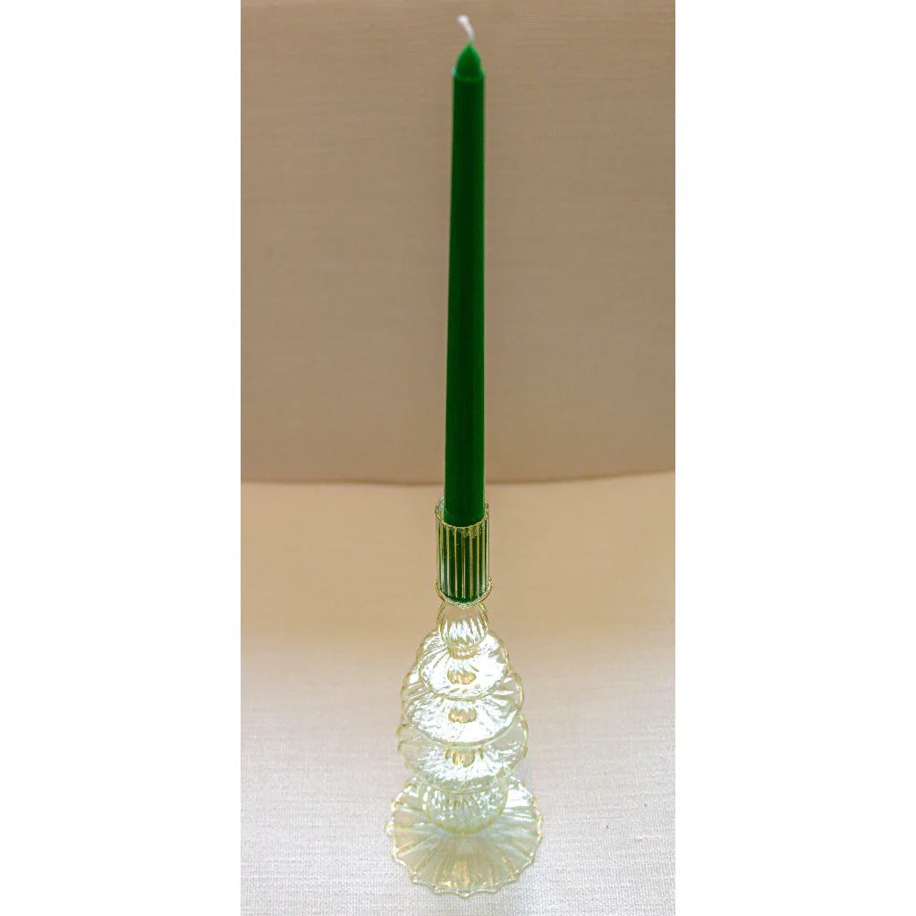24 Extra Tall Pine Green Taper Candle - 6 Packs of 4 - Image 6