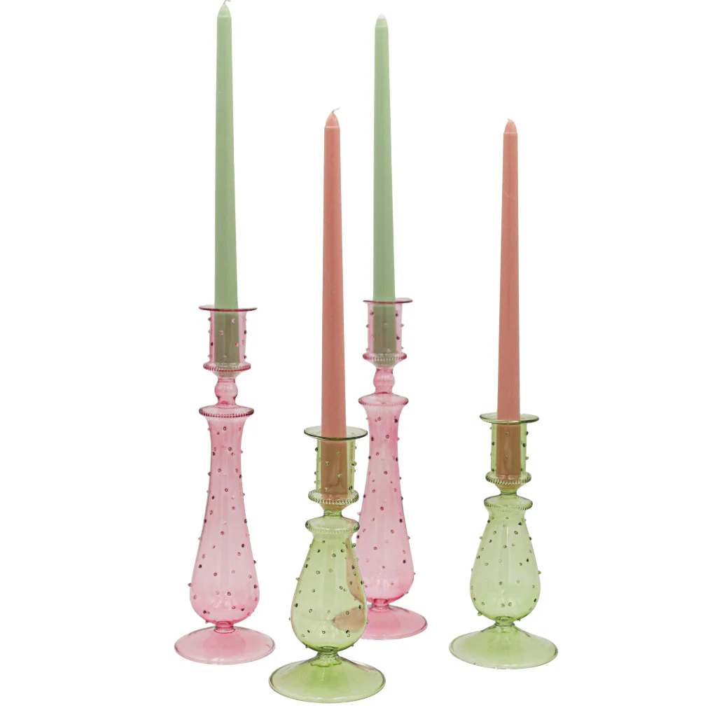 24 Extra Tall Pistachio Cream Taper Candle - 6 Packs of 4 - Image 5