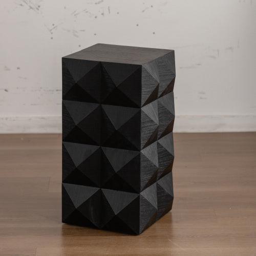 24" Height Three-dimensional Embossed Pattern Design Retro Coffee Table MDF Retro Furniture - Image 17