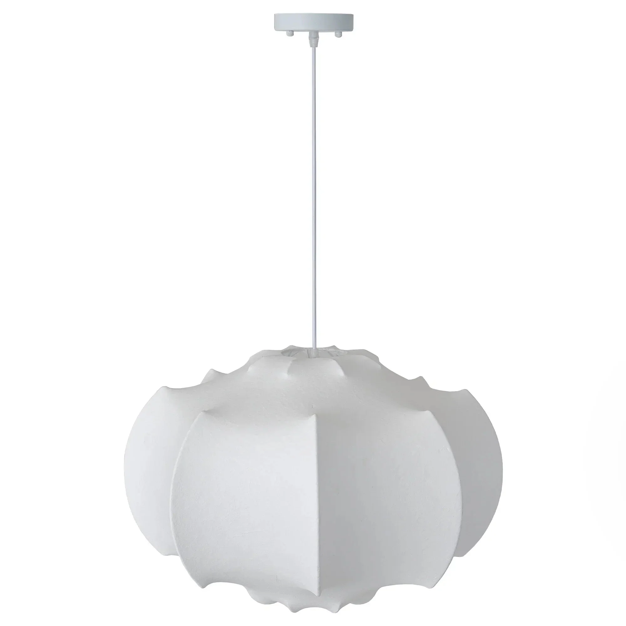 24 Inch Bevis 3-Light White Wabi-sabi Island Pendant Light - Image 11