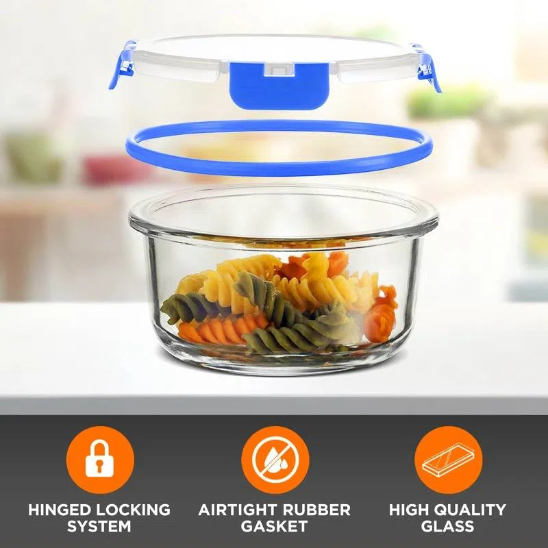 24-Piece Glass Food Storage Container Bakeware Set with Snap Locking Lids - Image 5