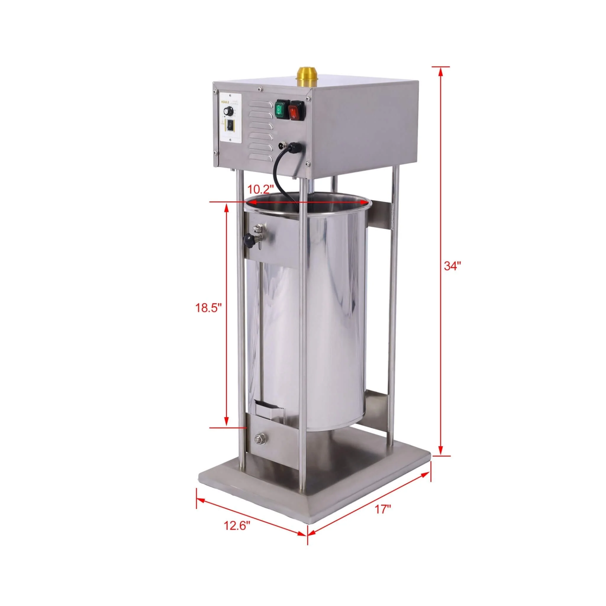 25L Commercial Electric Stainless Steel Sausage Maker Stuffer (SAK29537) - Image 17