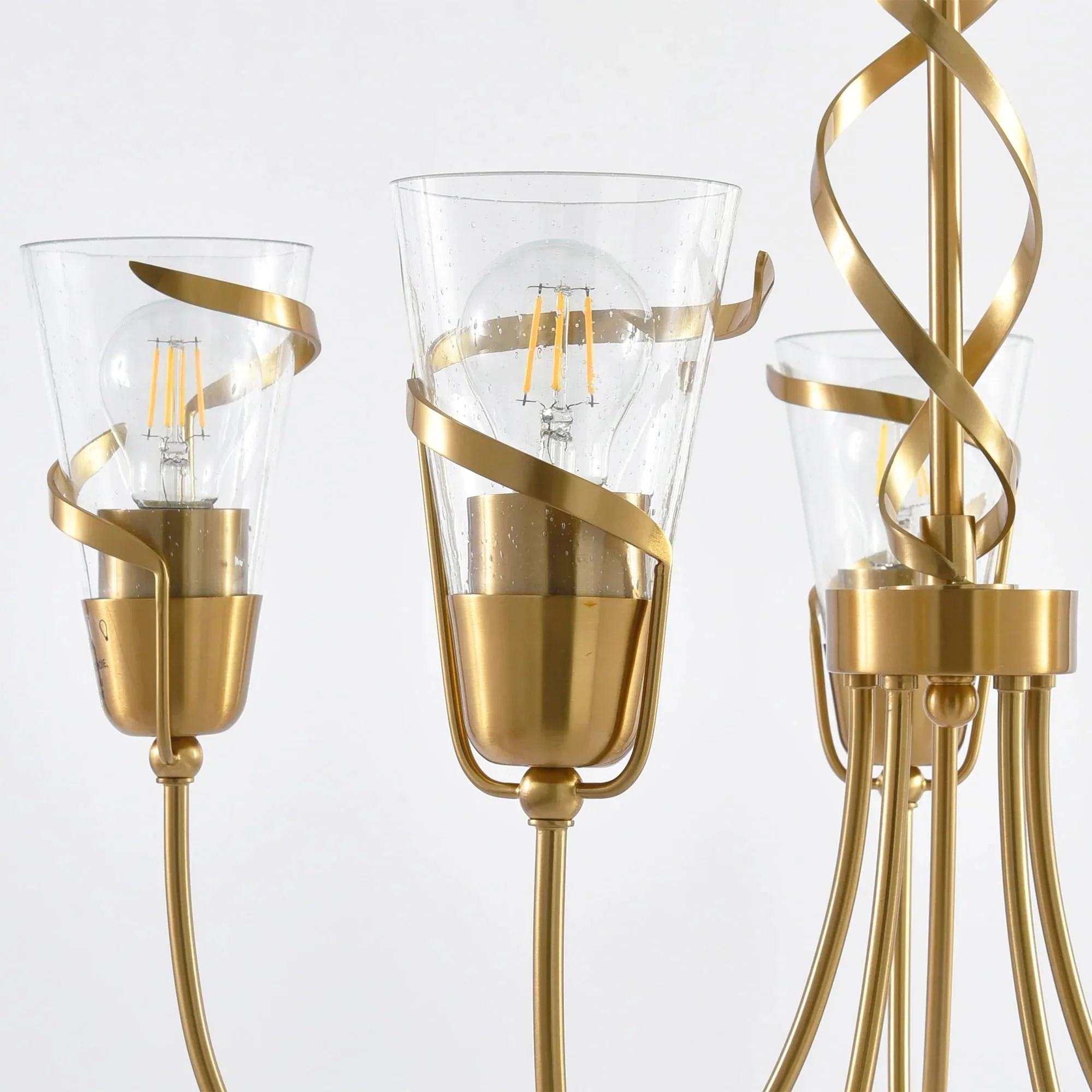 26 Inch Uriah 5-Light Golden Chandelier - Image 9