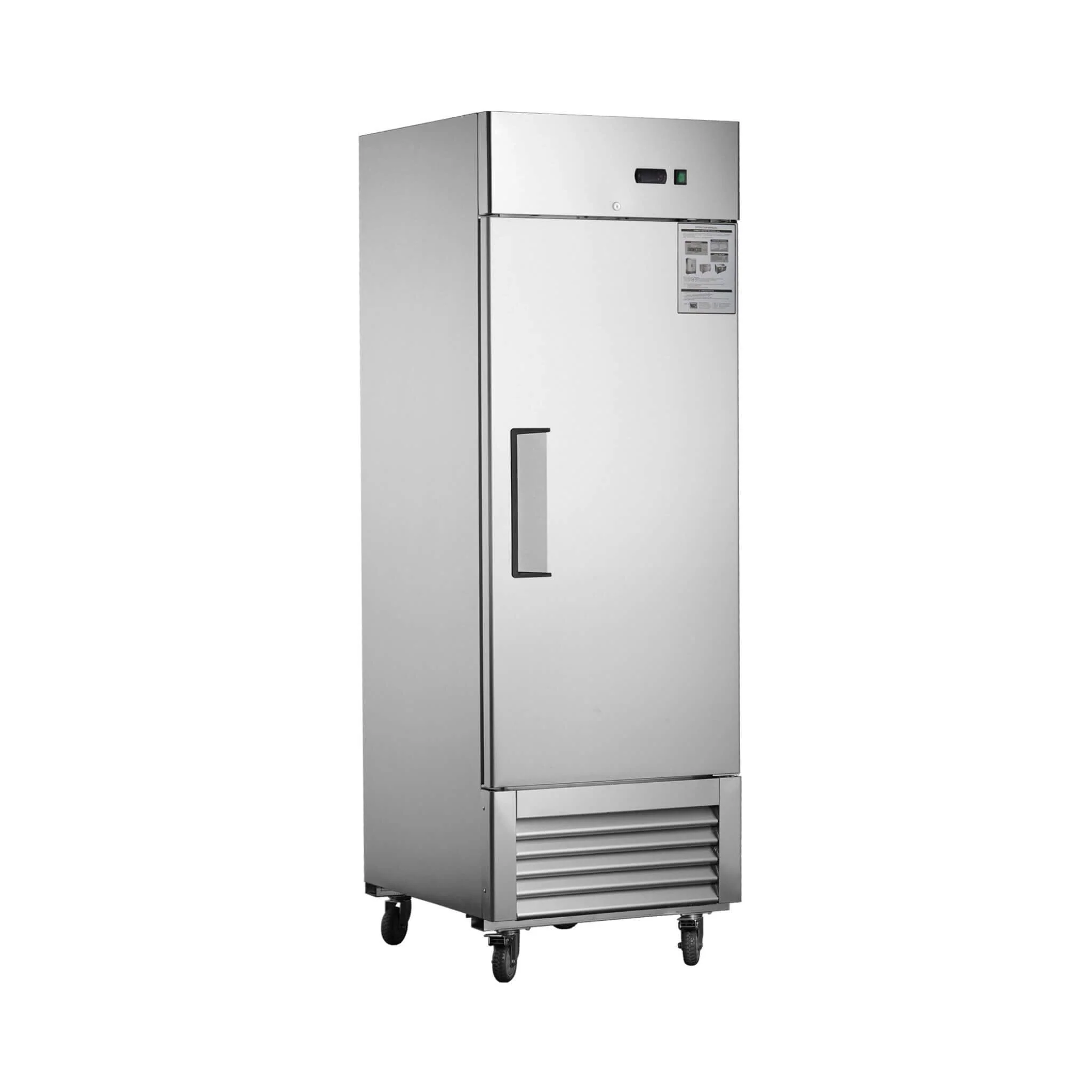 Heavy-Duty 27-Inch 8.7 Cu.Ft Commercial Upright Stainless Steel Reach-In Freezer (SAK43815) - Image 9