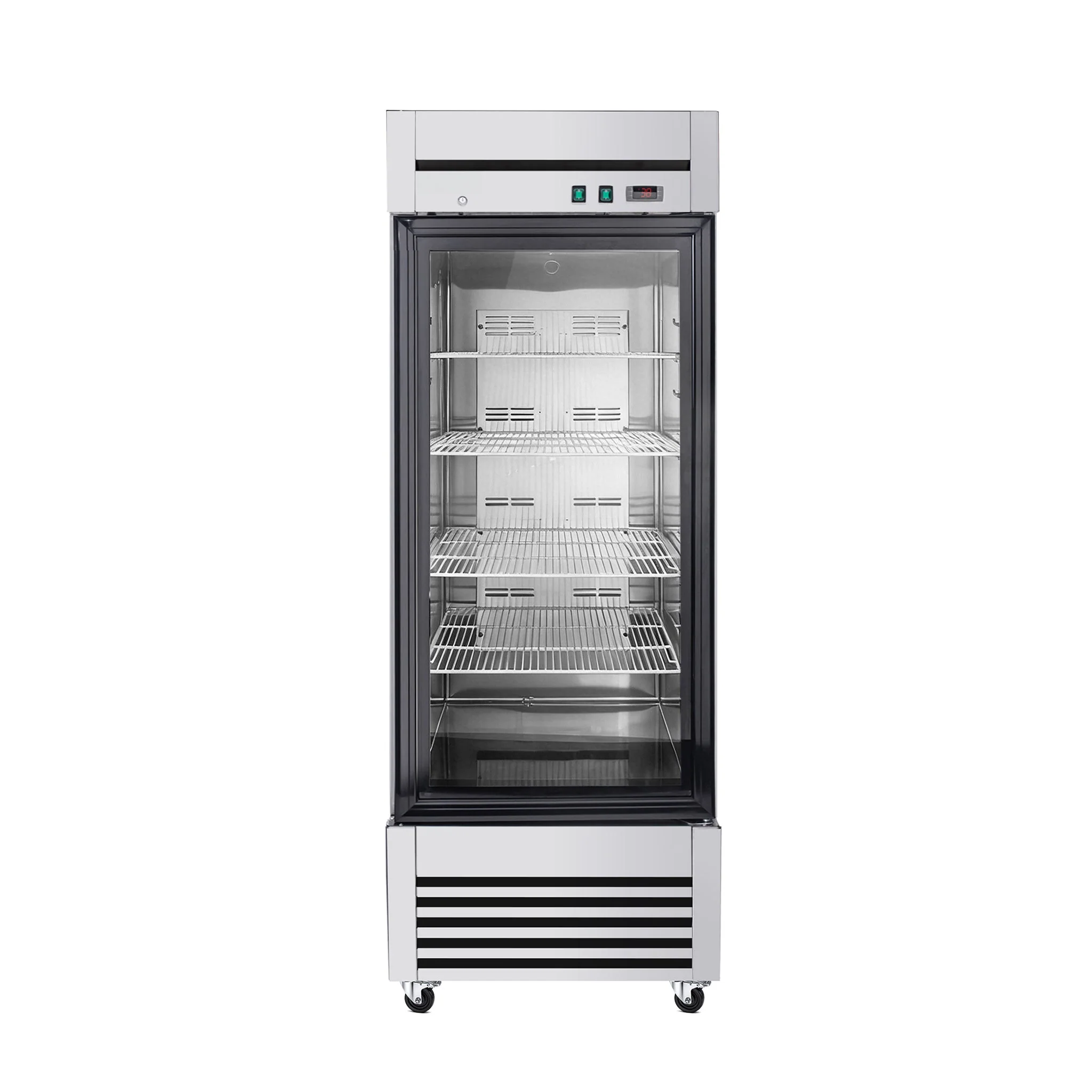 27-Inch Commercial Single Glass Door Reach-In Display Refrigerator (SAK30864) - Image 5