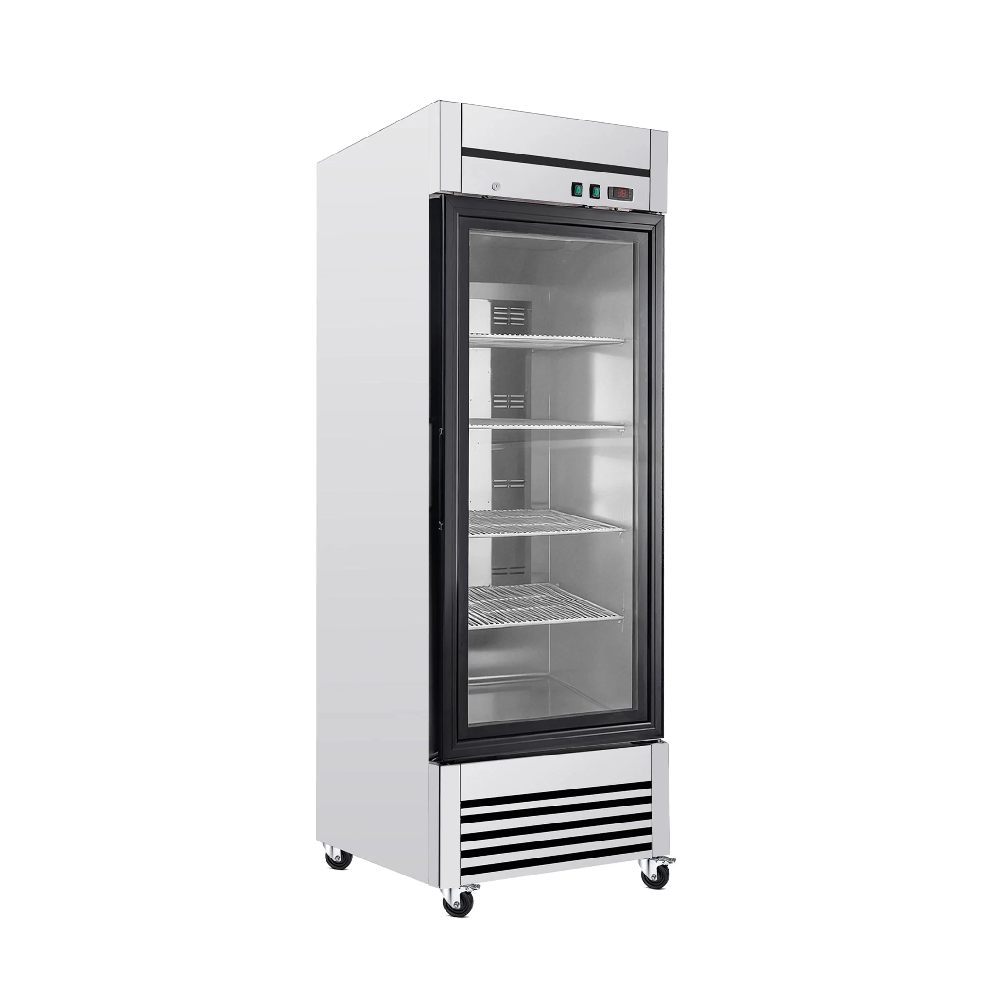 27-Inch Commercial Single Glass Door Reach-In Display Refrigerator (SAK30864) - Image 6
