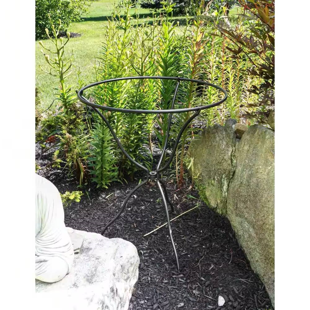 29-inch High Tripod Ring Stand for Birdbath - Bird Bath Bowl Not Included - Image 2