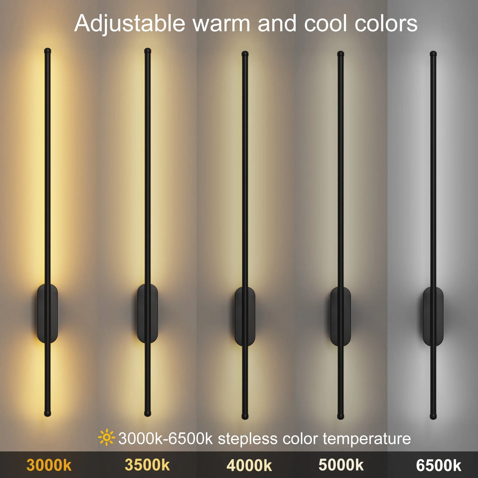 2PCS Minimalist Wall lights, Linear Sconces - Image 7