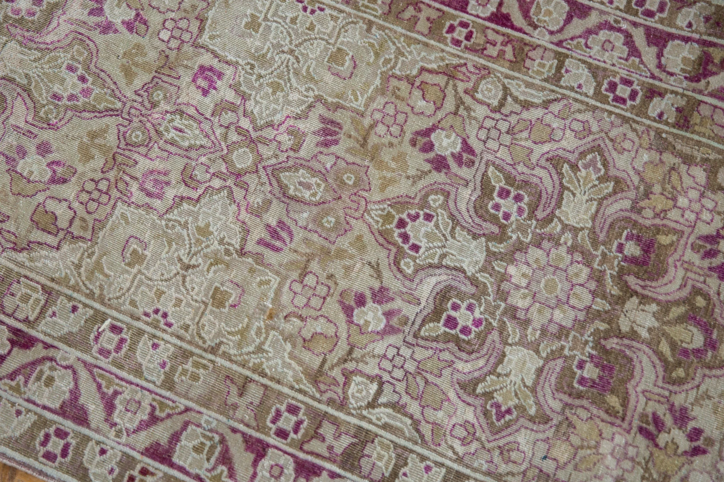2x11 Vintage Distressed Yezd Rug Runner - Image 5