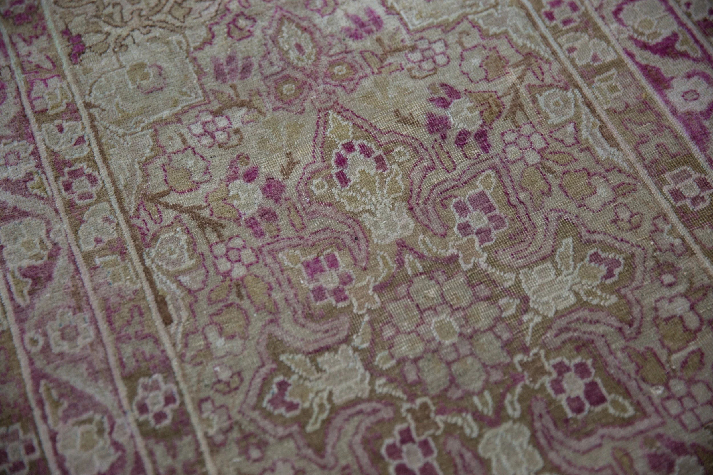 2x11 Vintage Distressed Yezd Rug Runner - Image 7