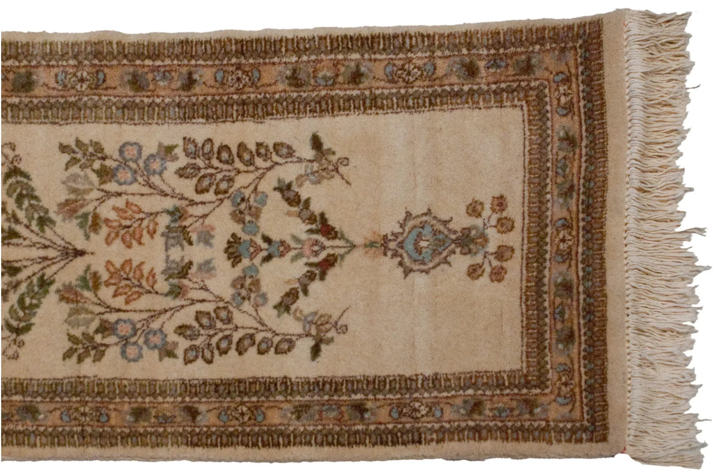 2x12.5 Vintage Tabriz Rug Runner - Image 4
