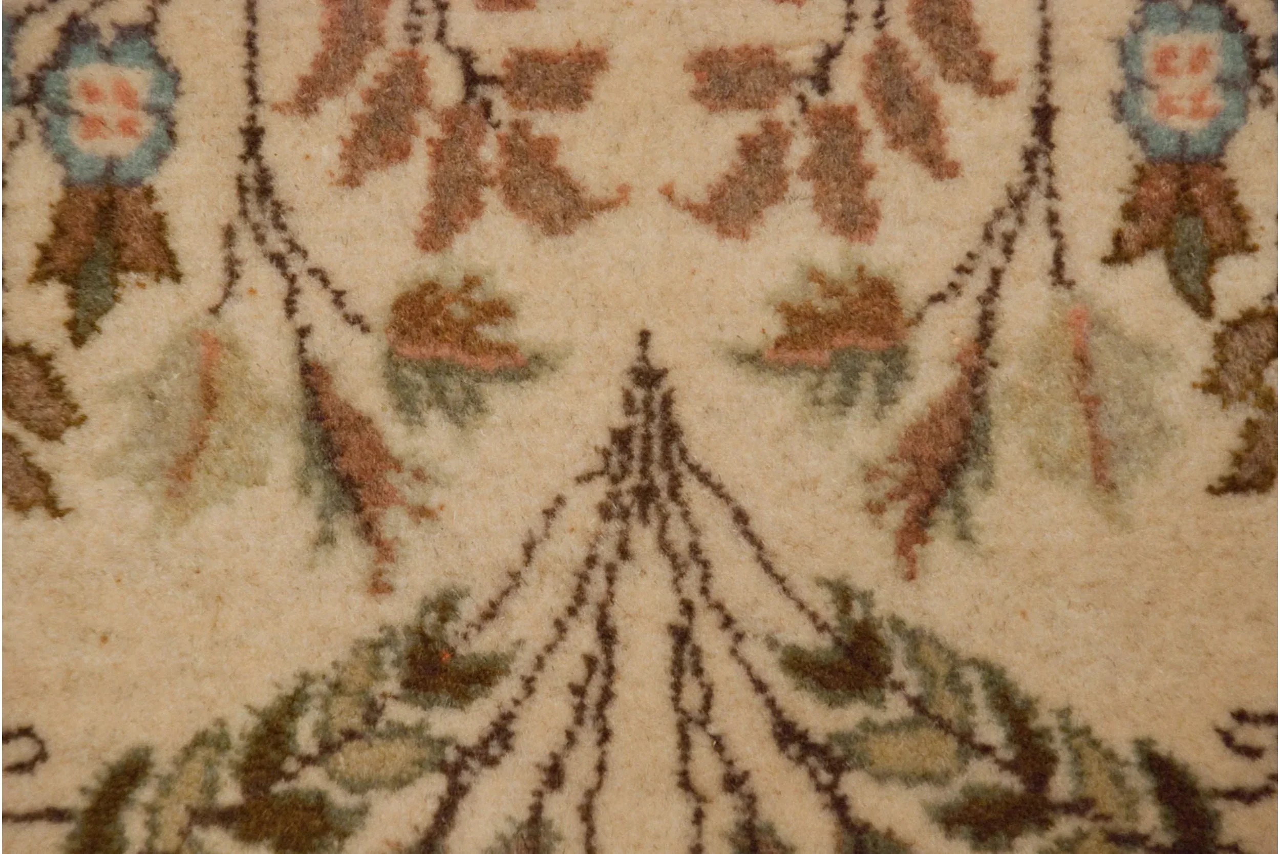 2x12.5 Vintage Tabriz Rug Runner - Image 6