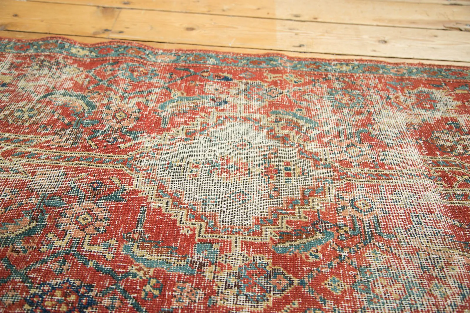 2x13.5 Antique Heriz Rug Runner - Image 12