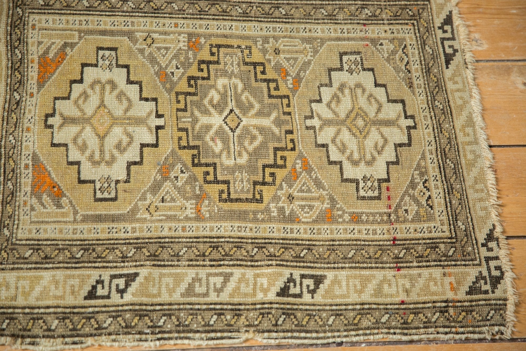 2x2.5 Antique Caucasian Square Rug Mat - Image 4