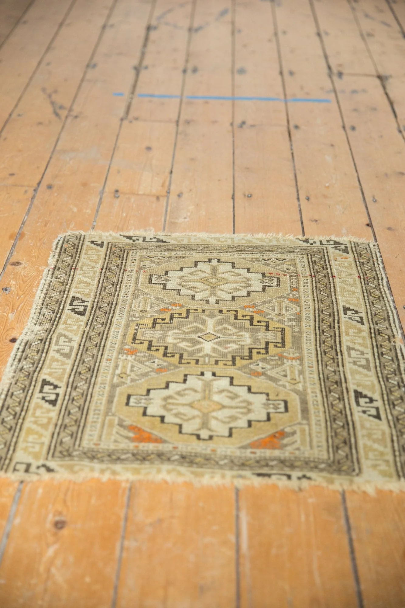 2x2.5 Antique Caucasian Square Rug Mat - Image 5