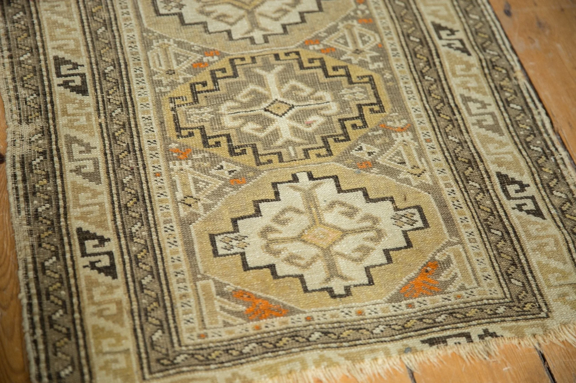 2x2.5 Antique Caucasian Square Rug Mat - Image 6