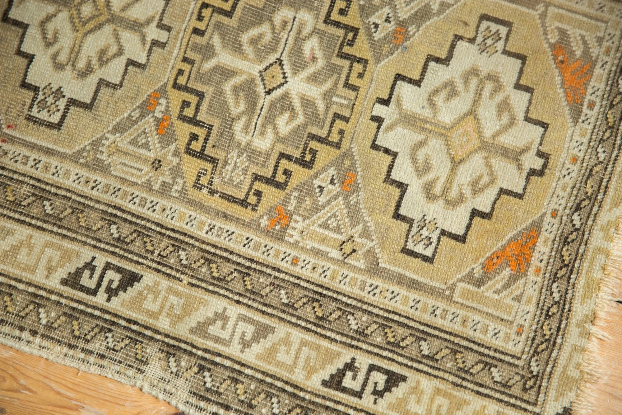 2x2.5 Antique Caucasian Square Rug Mat - Image 7