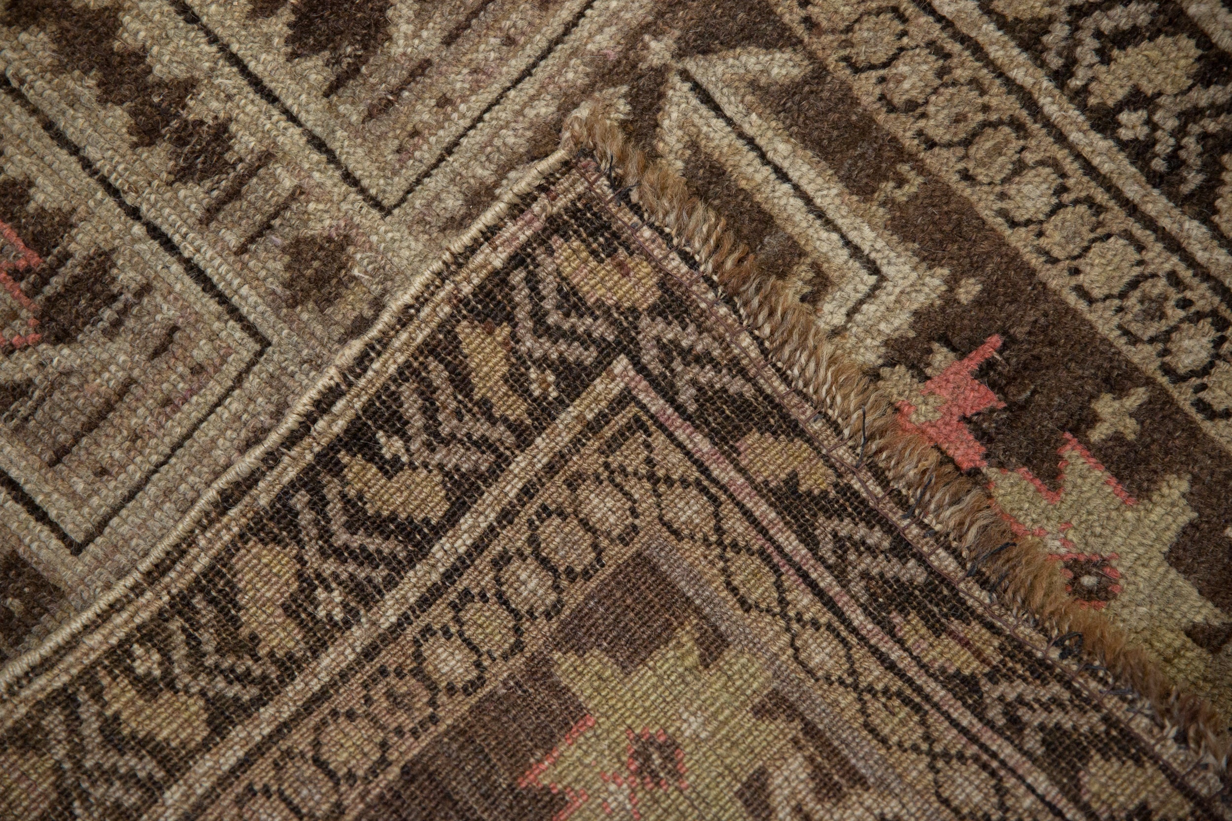 2x2.5 Antique Caucasian Square Rug Mat - Image 8