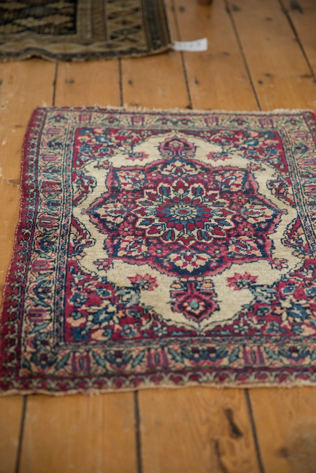 2x2.5 Antique Kermanshah Square Rug Mat - Image 10