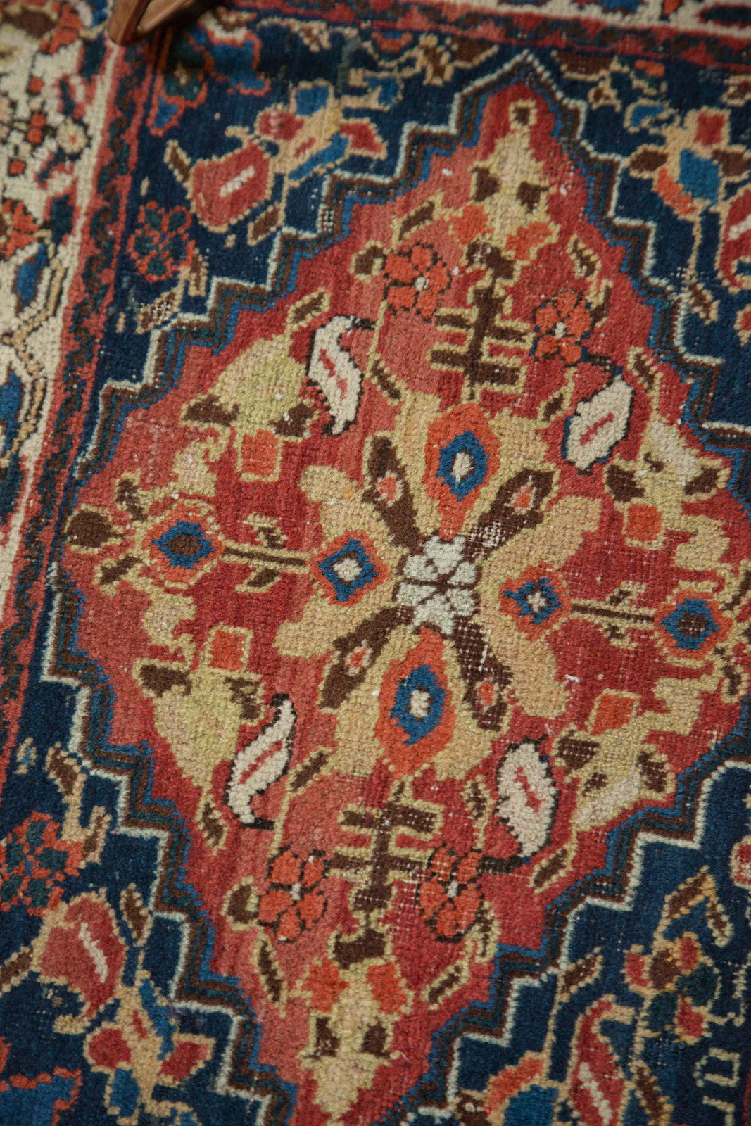 2x2.5 Antique West Persian Square Bag Face Rug Mat - Image 7