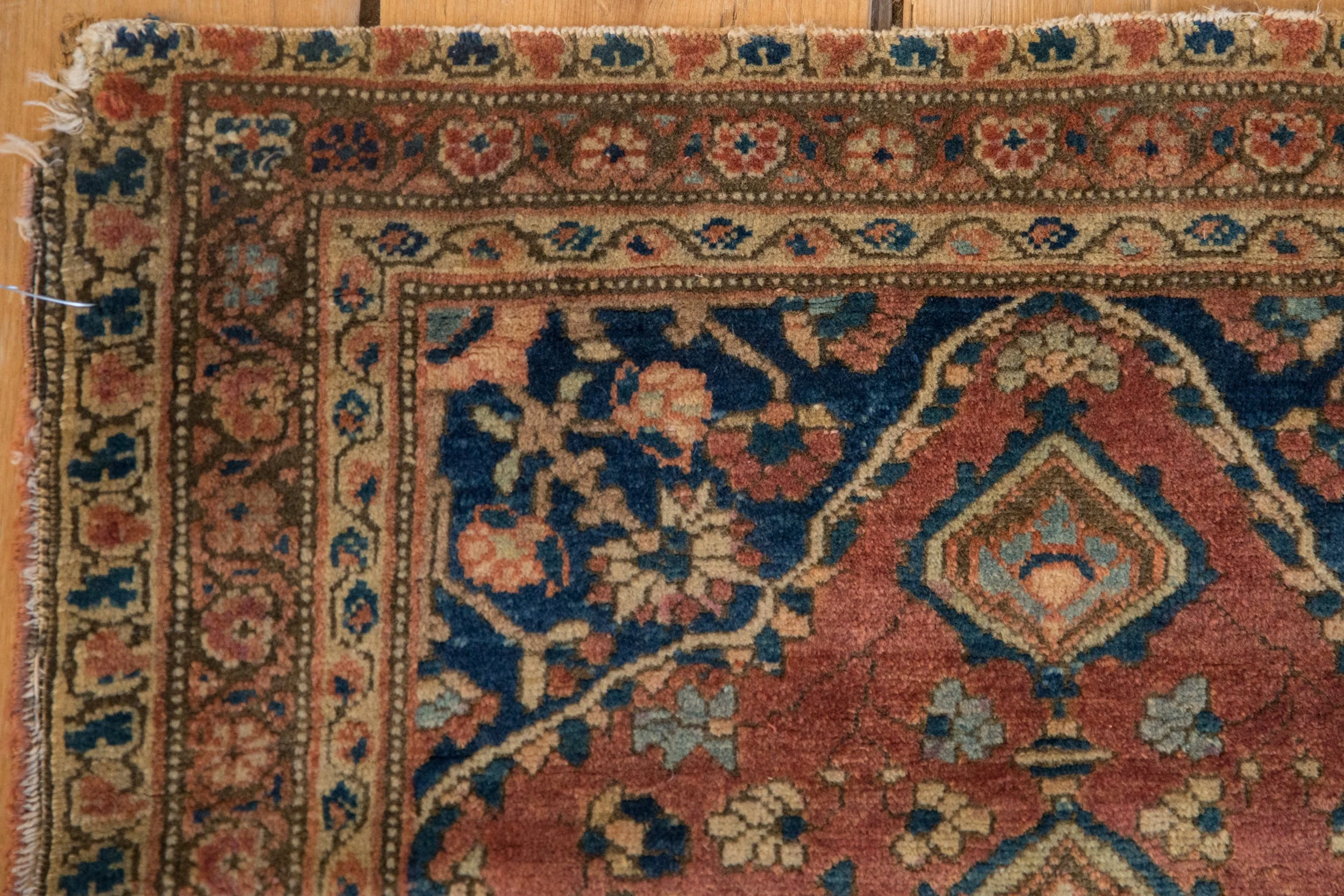 2x2.5 Small Antique Farahan Rug - Image 8