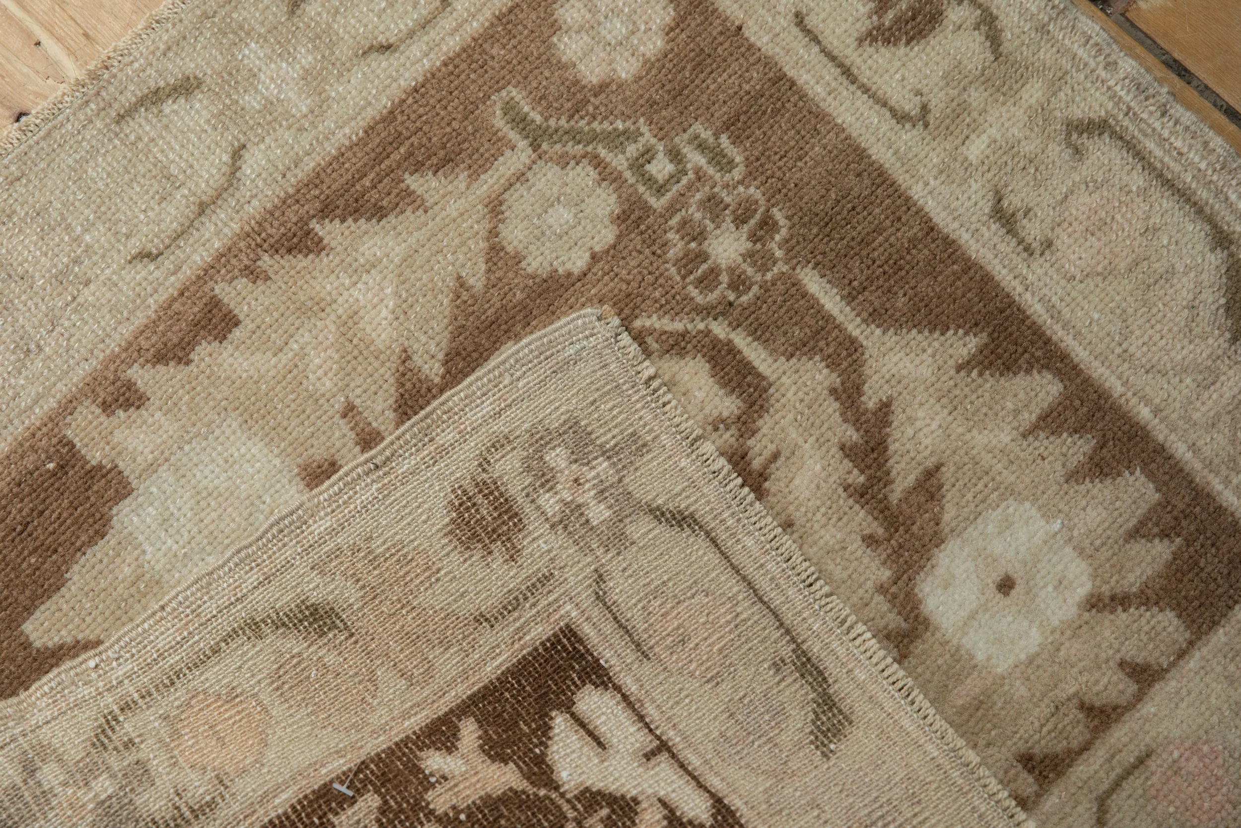 2x2.5 Vintage Distressed Oushak Square Rug Mat - Image 6