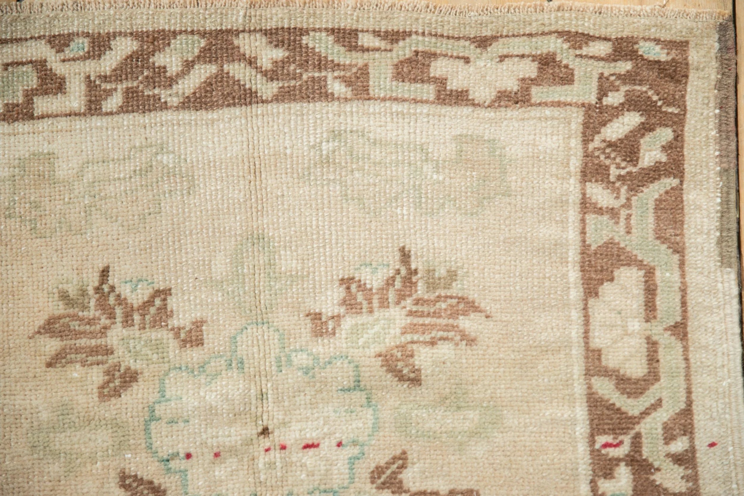 2x2.5 Vintage Distressed Oushak Square Rug Mat - Image 3