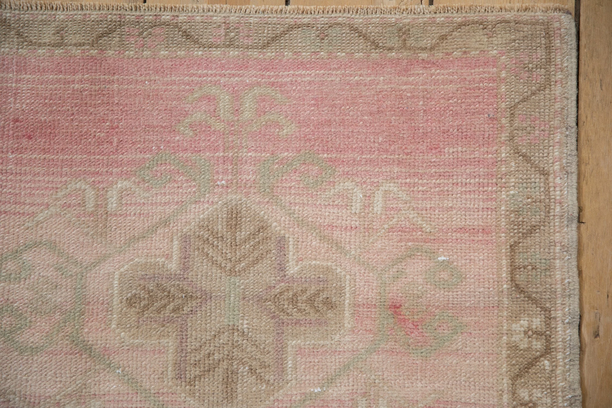 2x2.5 Vintage Distressed Oushak Square Rug Mat - Image 3
