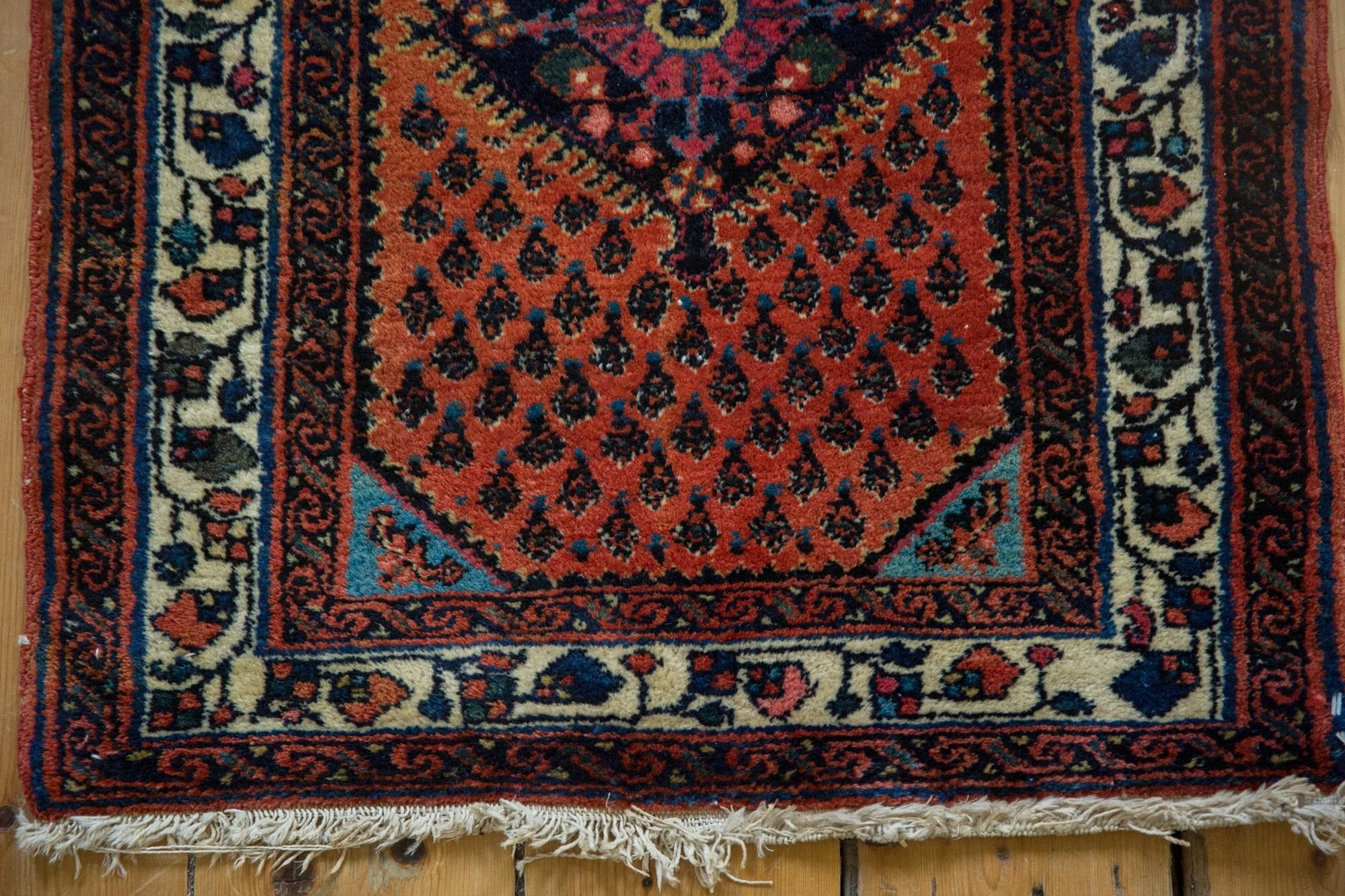 2x2.5 Vintage Engelas Square Rug Mat - Image 5