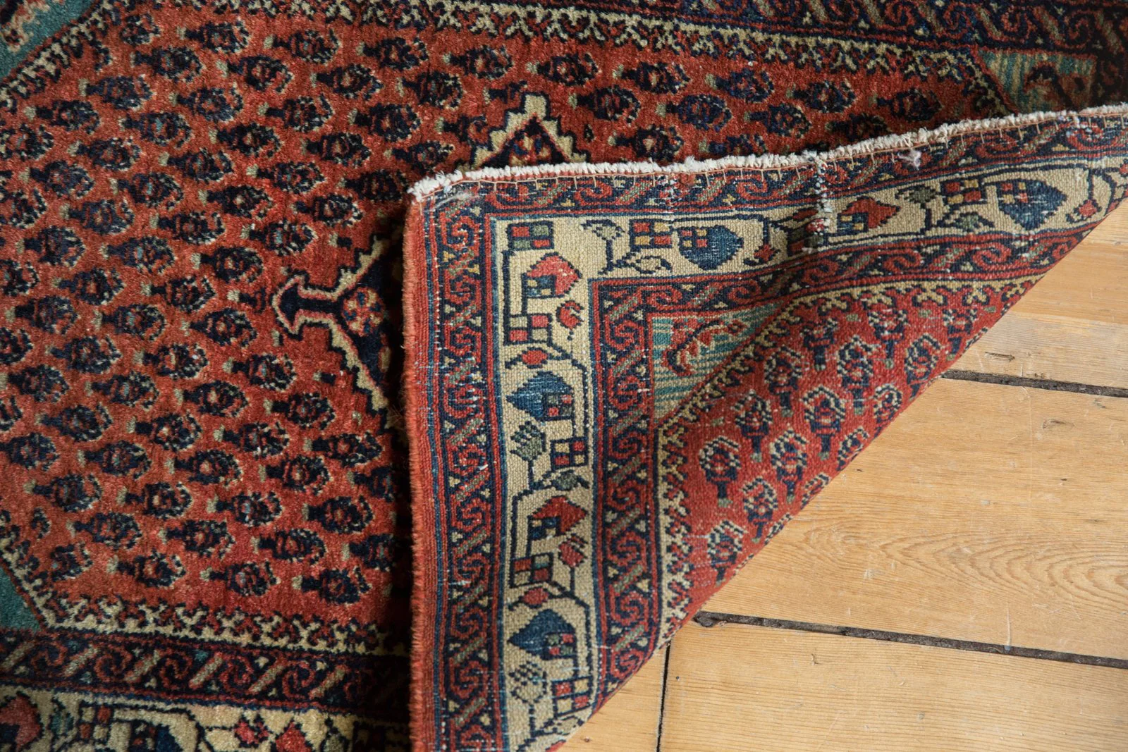 2x2.5 Vintage Engelas Square Rug Mat - Image 5