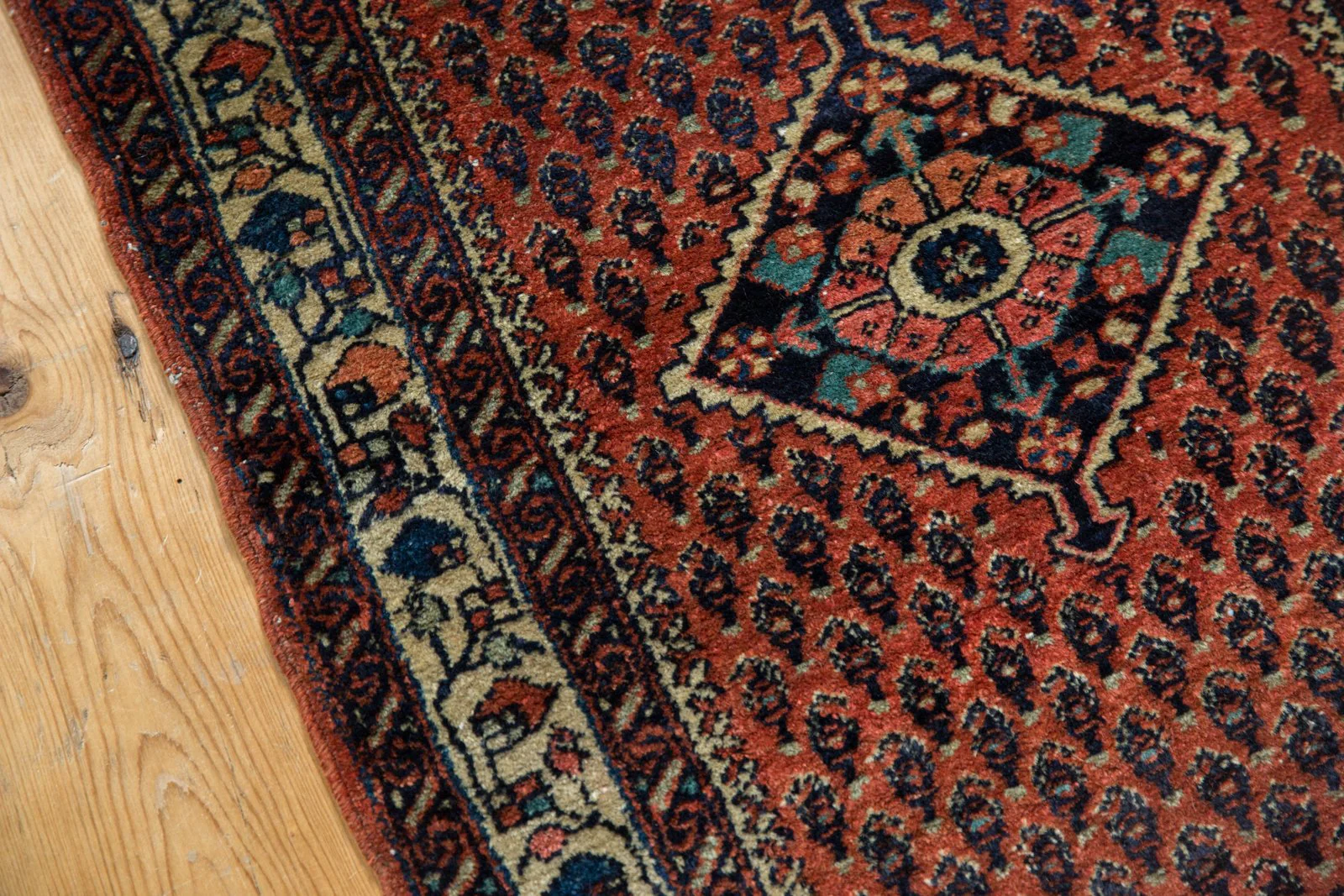 2x2.5 Vintage Engelas Square Rug Mat - Image 9
