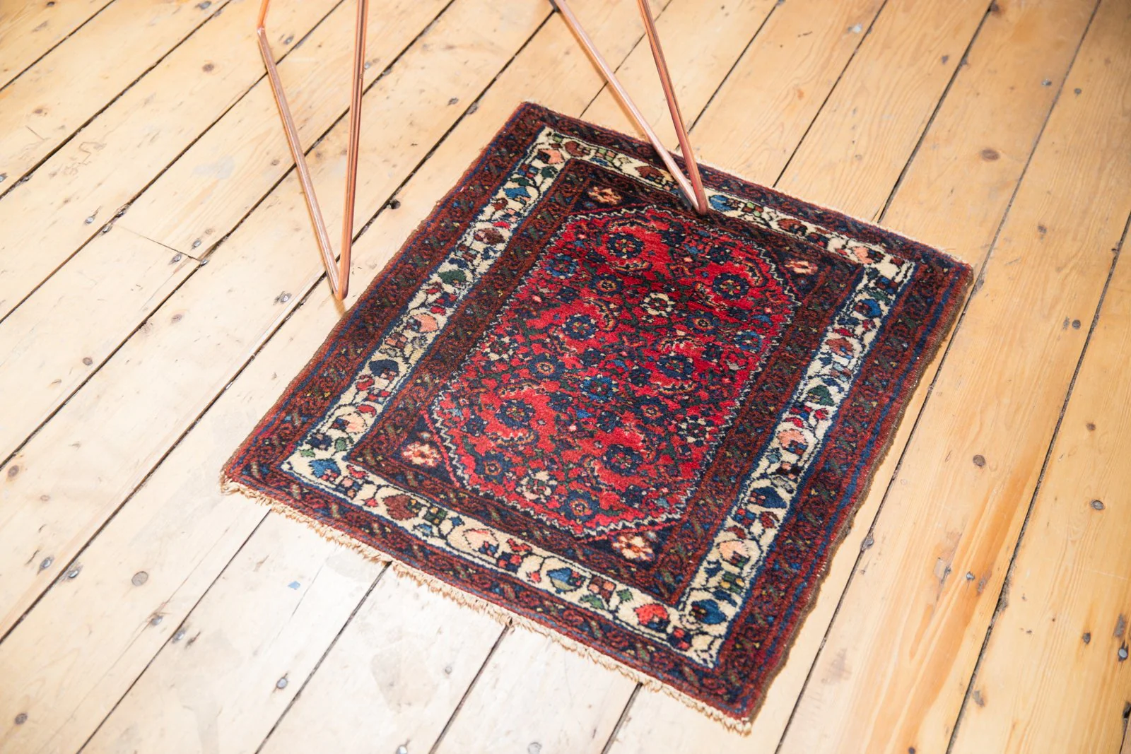 2x2.5 Vintage Engelas Square Rug Mat - Image 11