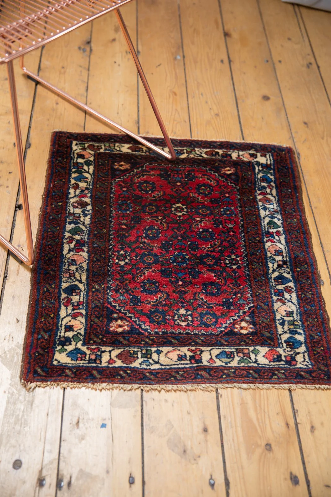 2x2.5 Vintage Engelas Square Rug Mat - Image 3