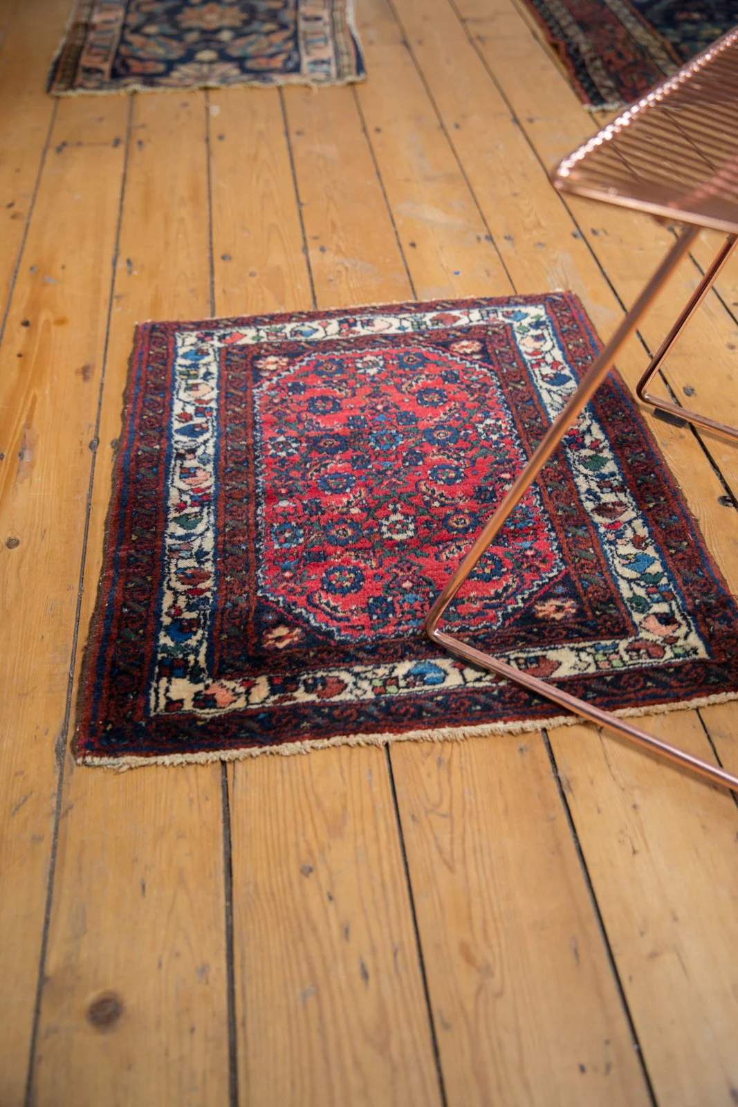 2x2.5 Vintage Engelas Square Rug Mat - Image 4